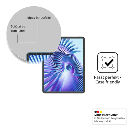 Schutzglasfolie mit optimaler Passform, zur Verwendung mit Hüllen geeignet