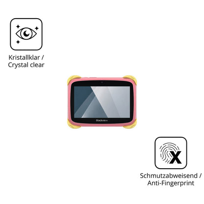 2x Screen Protector for Blackview Link Mini Kids Flexible Glass 9H dipos