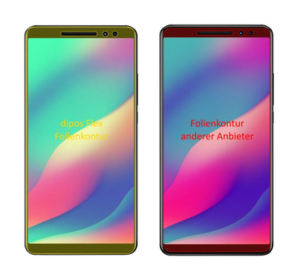 3x Screen Protector for Blackview Max 1 Protective Film covers 100% dipos Flex
