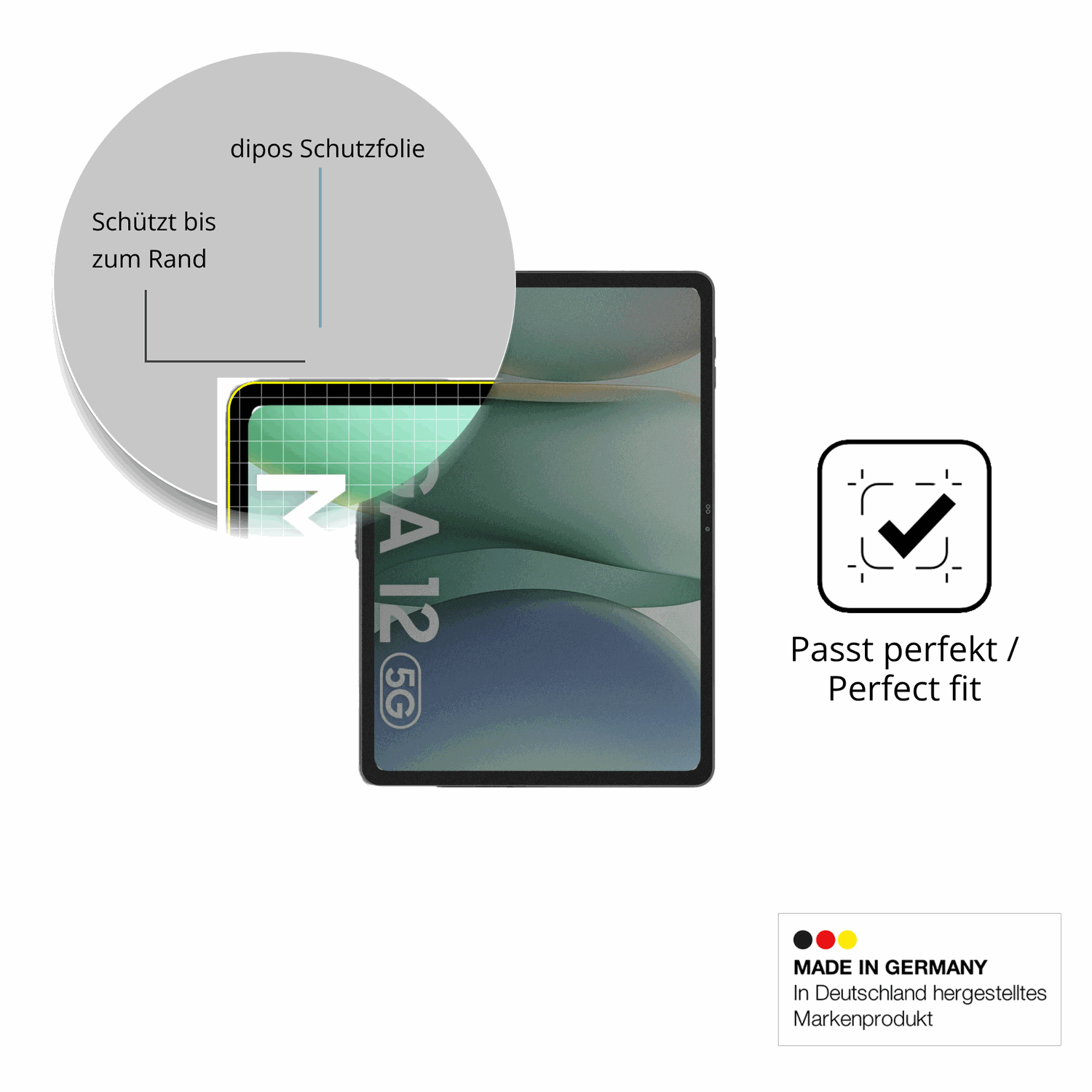 Schutz gegen Kratzer auf dem Blackview Mega 12 Glas durch Schlüssel oder Ähnliches
