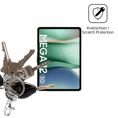 Schutz gegen Kratzer auf dem Blackview Mega 12 Glas durch Schlüssel oder Ähnliches