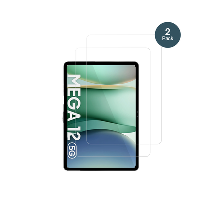 BlackviewMega 12 mit aufgebrachter dipos Flex Schutzfolie, glasklare Darstellung ohne Einschränkungen