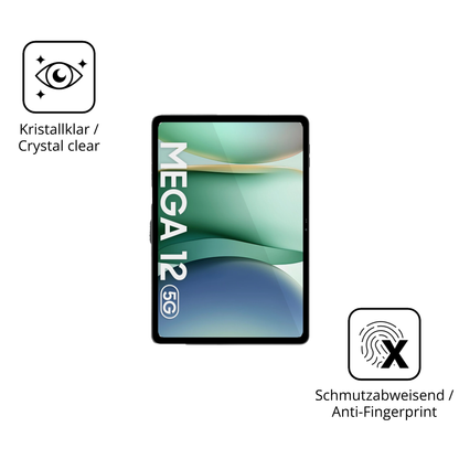 Flexible TPU-Folie passend zugeschnitten für Blackview Mega 12, vollständige Abdeckung