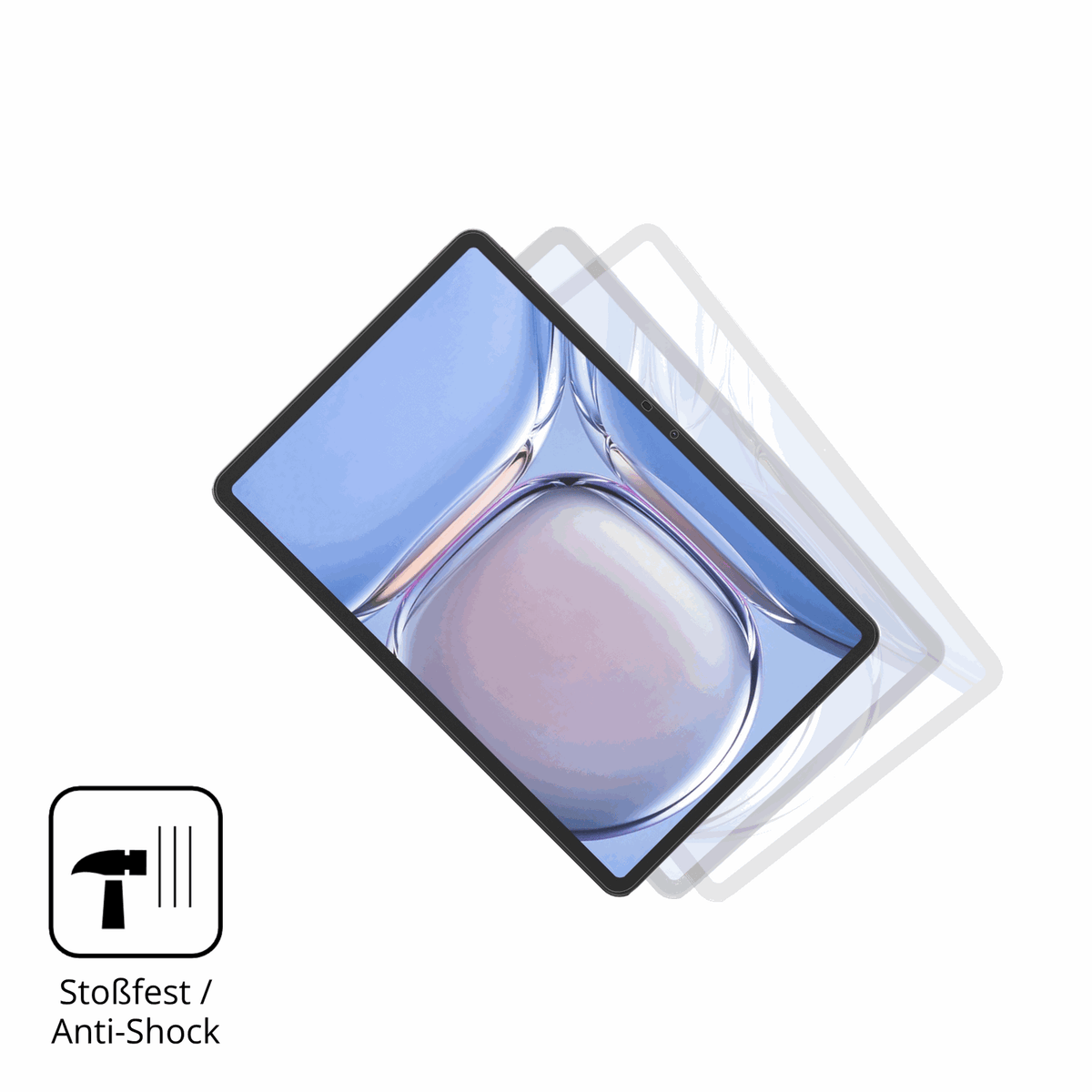 Schutz gegen Kratzer auf dem Blackview Mega 3 Glas durch Schlüssel, Stöße gegen die Tischkante oder Stürze