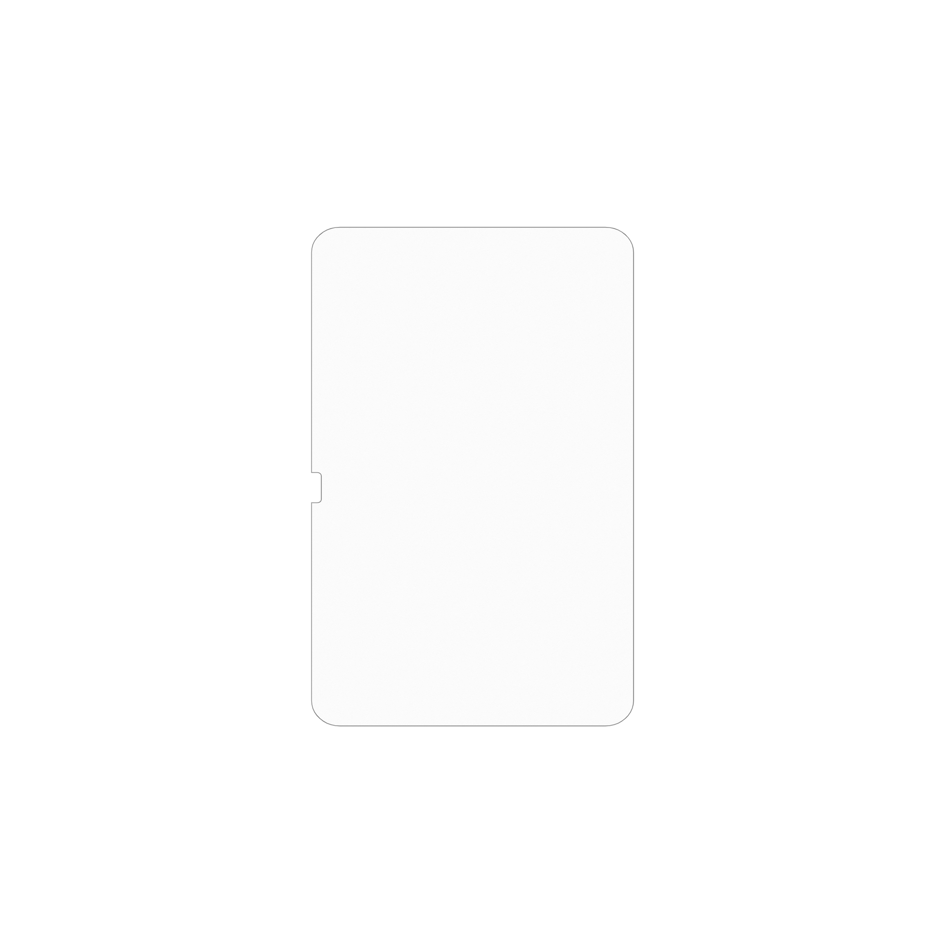 dipos Displayschutz für Blackview Oscal Pad 200, mattierte Oberfläche, geringe Dicke und perfekte Passform