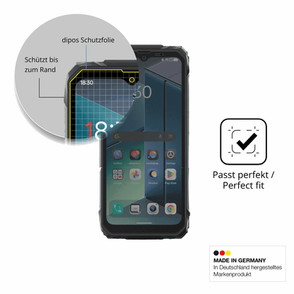 Schutz gegen Kratzer auf dem Blackview Rock 1 Glas durch Schlüssel oder Ähnliches