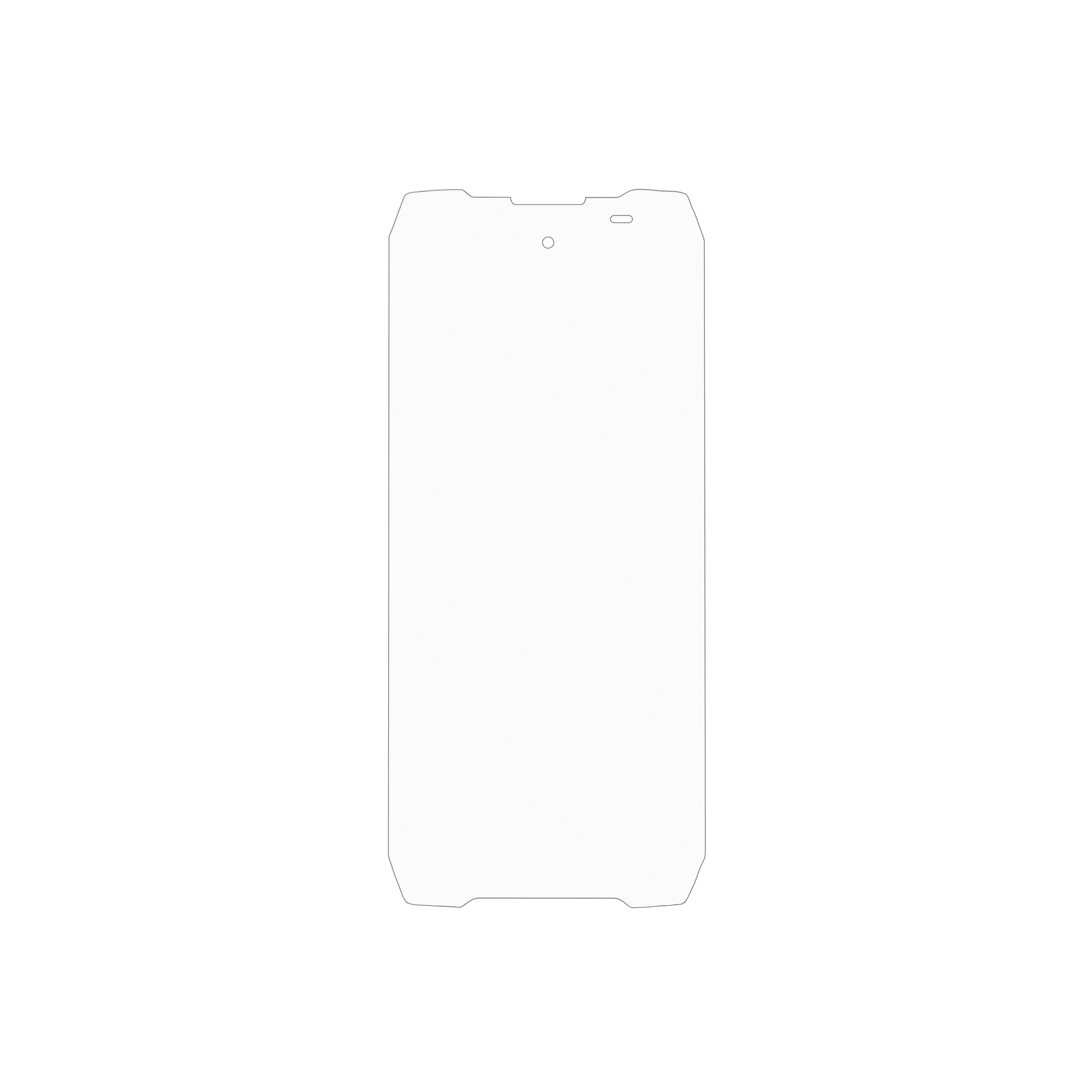 dipos Displayschutz für Blackview Rock 2, mattierte Oberfläche, geringe Dicke und perfekte Passform