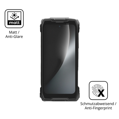Dünne und entspiegelnde Folie passend zugeschnitten für Blackview Rock 2