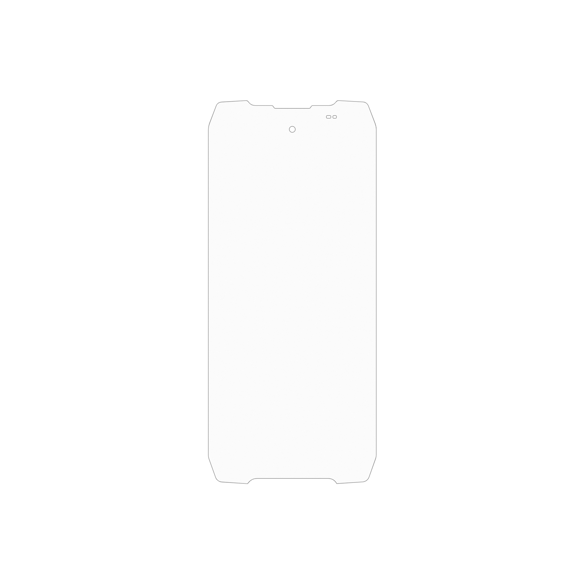 dipos Displayschutz für Blackview Rock 2 Pro, mattierte Oberfläche, geringe Dicke und perfekte Passform