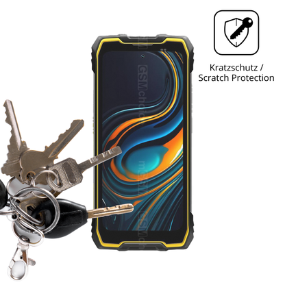 Schutz gegen Kratzer auf dem Blackview Rock 2 Pro Glas durch Schlüssel oder Ähnliches