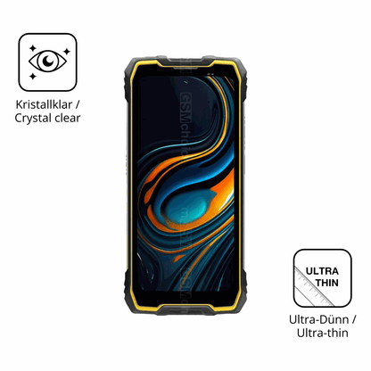 Dünne und klare Folie passend zugeschnitten für Blackview Rock 2 Pro