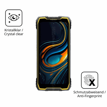 Flexible TPU-Folie passend zugeschnitten für Blackview Rock 2 Pro, vollständige Abdeckung
