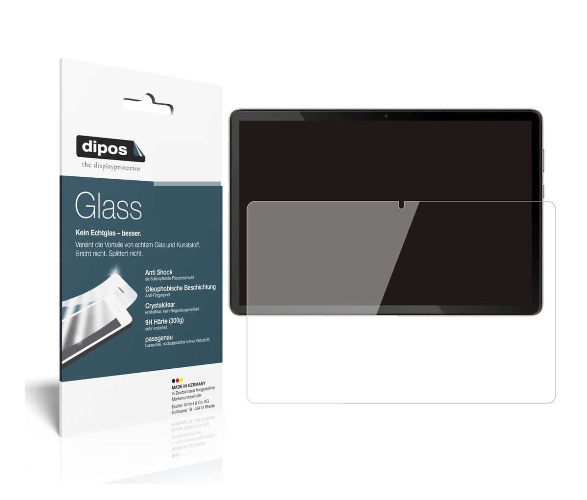 2x Screen Protector for Blackview Tab 10 Flexible Glass 9H dipos