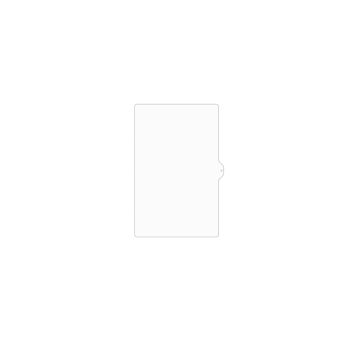 dipos Displayschutz für Blackview Tab 20 Kids, mattierte Oberfläche, geringe Dicke und perfekte Passform