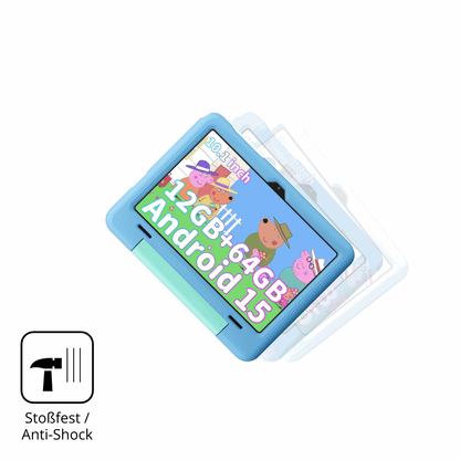 Schutz gegen Kratzer auf dem Blackview Tab 20 Kids Glas durch Schlüssel, Stöße gegen die Tischkante oder Stürze