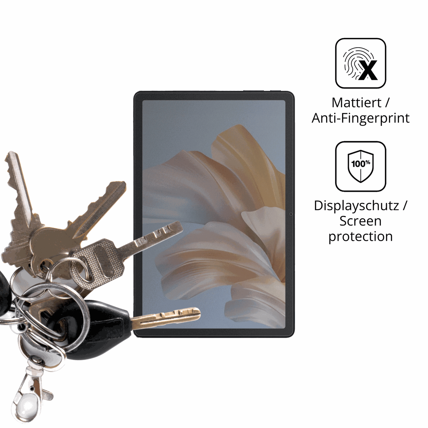 dipos Displayschutz für Blackview Tab 9 11 Zoll, mattierte Oberfläche, Blickschutzfilter und perfekter Passform