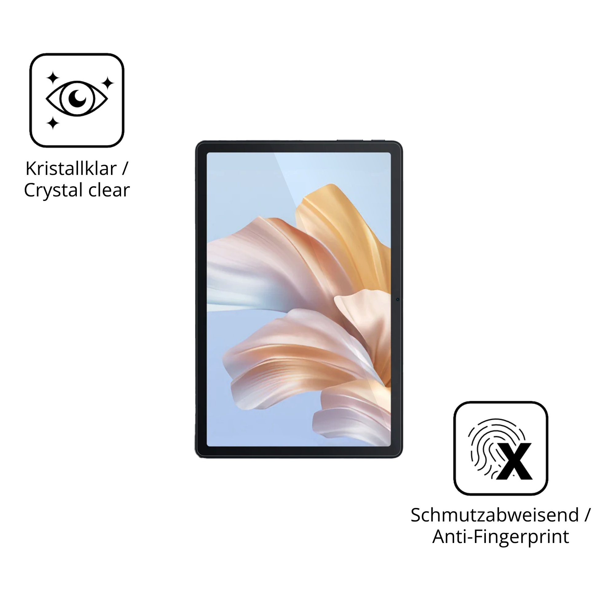 Flexible TPU-Folie passend zugeschnitten für Blackview Tab 9 11 Zoll, vollständige Abdeckung