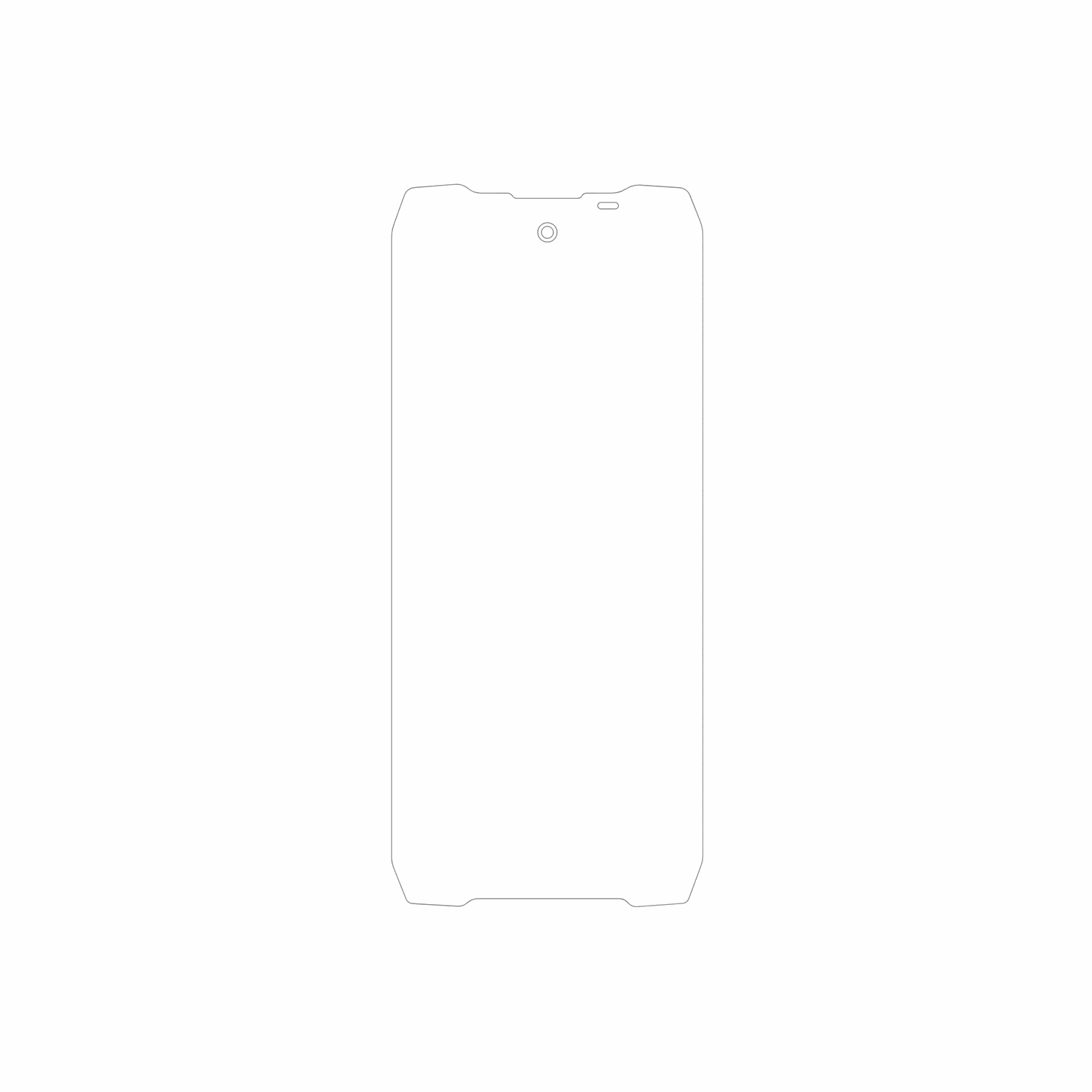 dipos Displayschutz für Blackview Xplore 1 Pro, mattierte Oberfläche, geringe Dicke und perfekte Passform