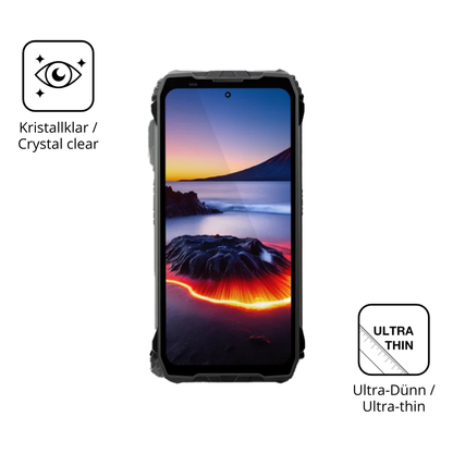 Dünne und klare Folie passend zugeschnitten für Blackview Xplore 2 5G