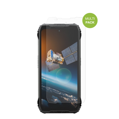 blackviewxplore 2 satellite mit aufgebrachter dipos Displayschutzfolie, die lästige Fingerabdrücke minimiert