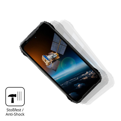 Schutz gegen Kratzer auf dem blackviewxplore 2 satellite Glas durch Schlüssel, Stöße gegen die Tischkante oder Stürze