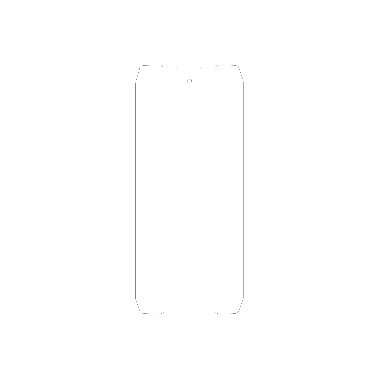 dipos Displayschutz für Blackview Xplore X1 5G, mattierte Oberfläche, geringe Dicke und perfekte Passform