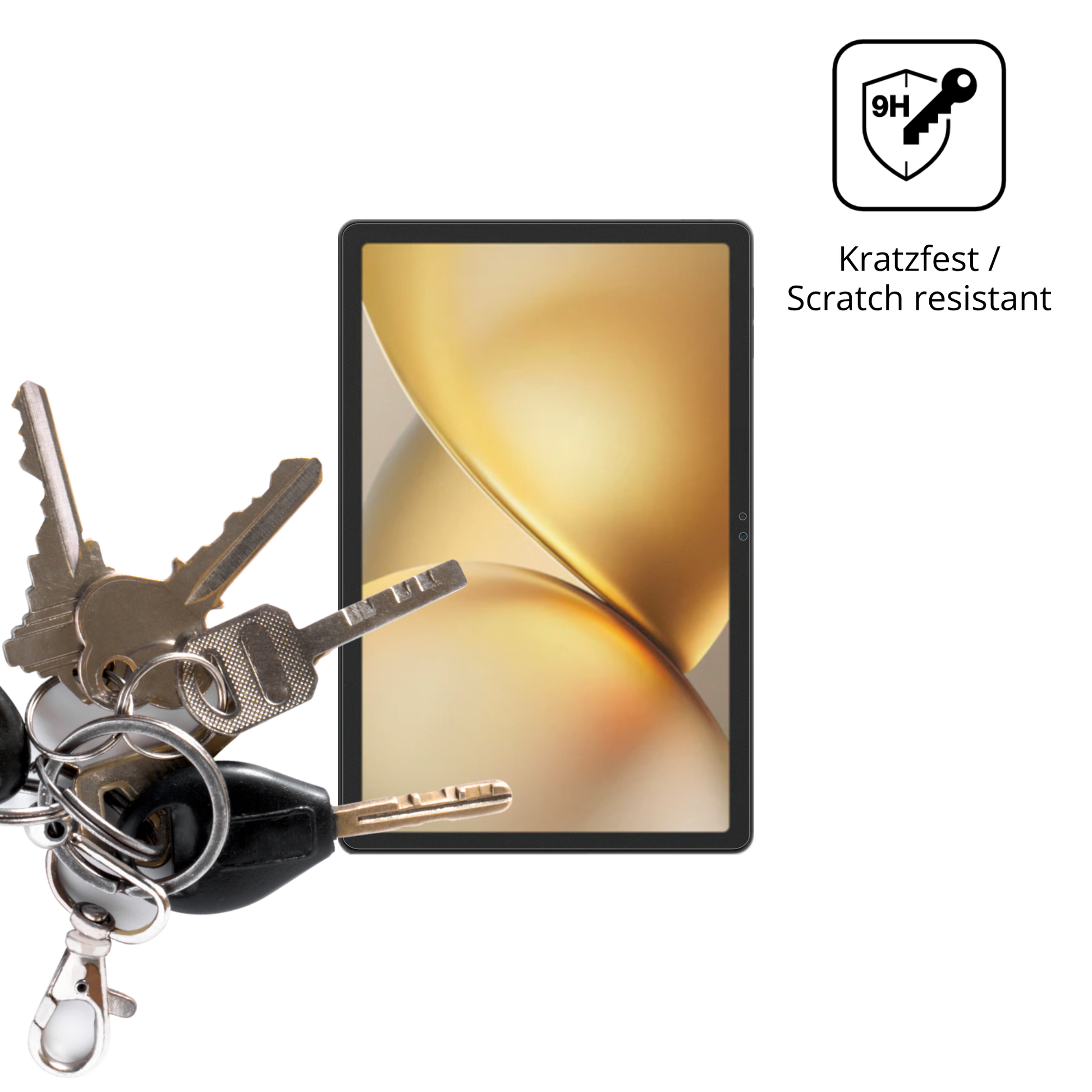 dipos Displayschutz für Blackview Zeno 10 11 Zoll, mattierte Oberfläche, robuste Festigkeit und perfekte Passform