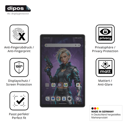 Privatsphäre-Schutz durch Sichtschutz-Folie passend zugeschnitten für Alldocube iPlay 80 mini Ultra