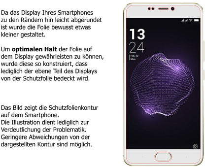 Privatsphäre-Schutz durch Sichtschutz-Folie passend zugeschnitten für Allview X4 Soul Style