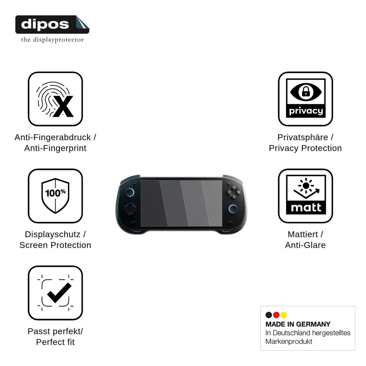 Screen Protector for Arc X1 Privacy Filter 4-Way Protection dipos