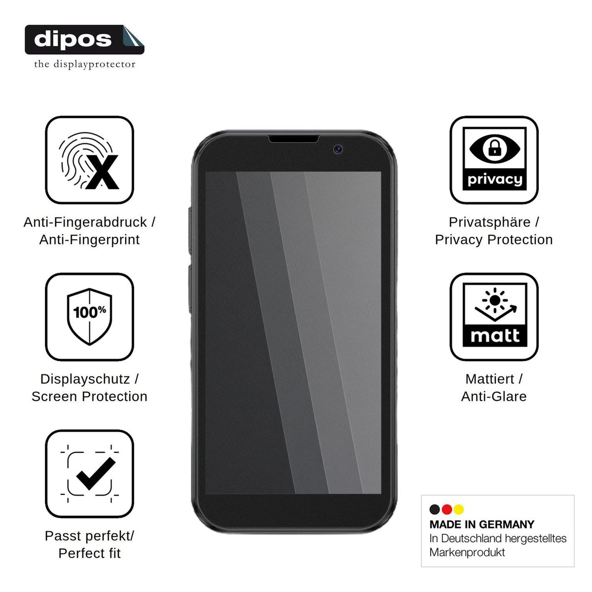Screen Protector for BLKE S Einhorn Mini Privacy Filter 4-Way Protection dipos