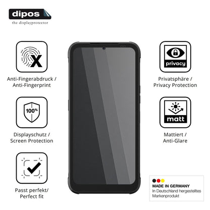 Privatsphäre-Schutz durch Sichtschutz-Folie passend zugeschnitten für Gigaset GX30