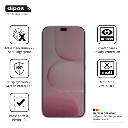 Privatsphäre-Schutz durch Sichtschutz-Folie passend zugeschnitten für Honor X80i