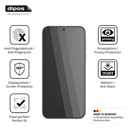 Privatsphäre-Schutz durch Sichtschutz-Folie passend zugeschnitten für Huawei Pura 90s Pro