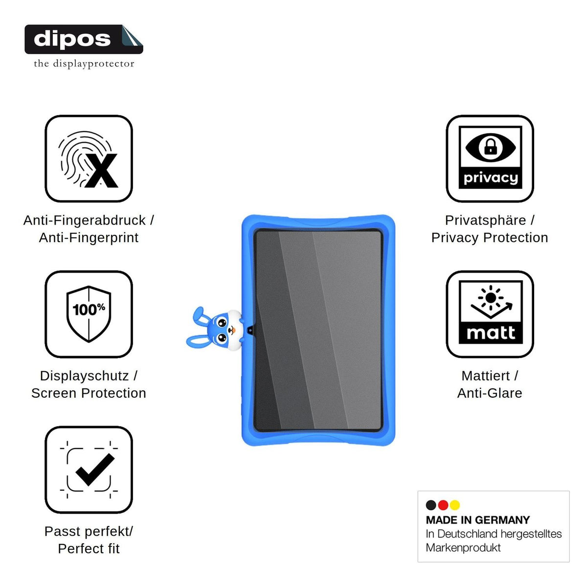 Screen Protector for Nexall K10 Privacy Filter 4-Way Protection dipos
