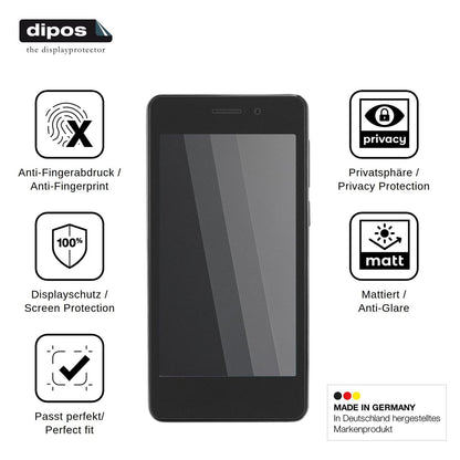 Screen Protector for Nomi i450 Trend Privacy Filter 4-Way Protection dipos
