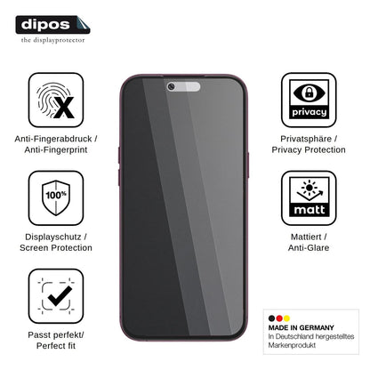 Screen Protector for Oukitel C18 Pro Max Privacy Filter 4-Way Protection dipos