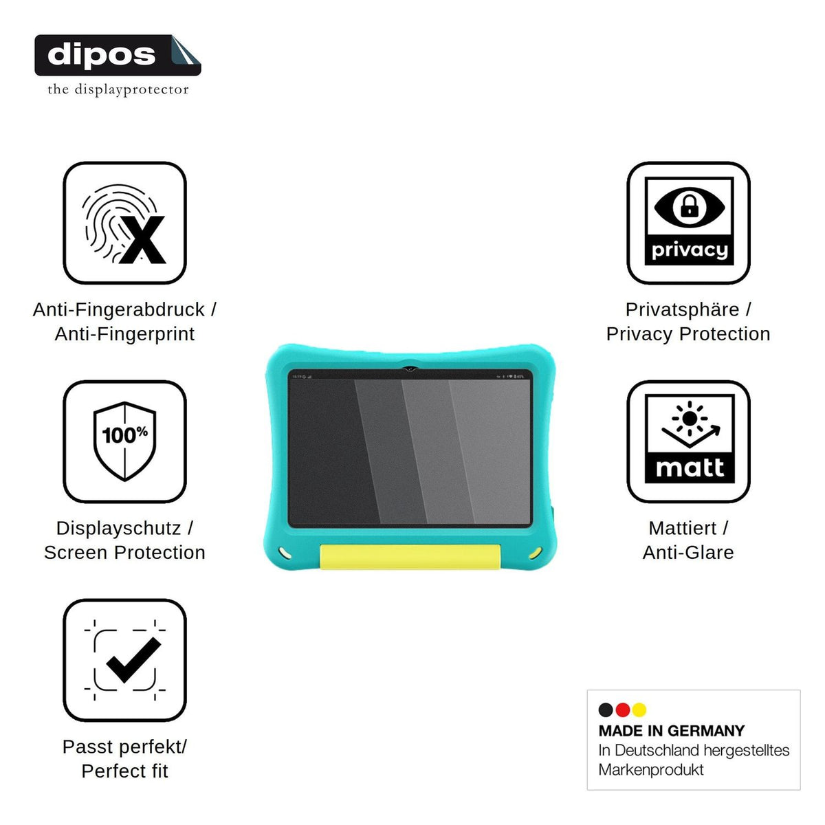 Screen Protector for PLOYER 1061D Privacy Filter 4-Way Protection dipos