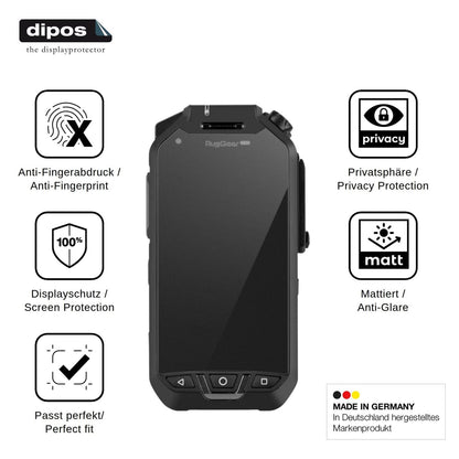 Screen Protector for RugGear RG750 Privacy Filter 4-Way Protection dipos