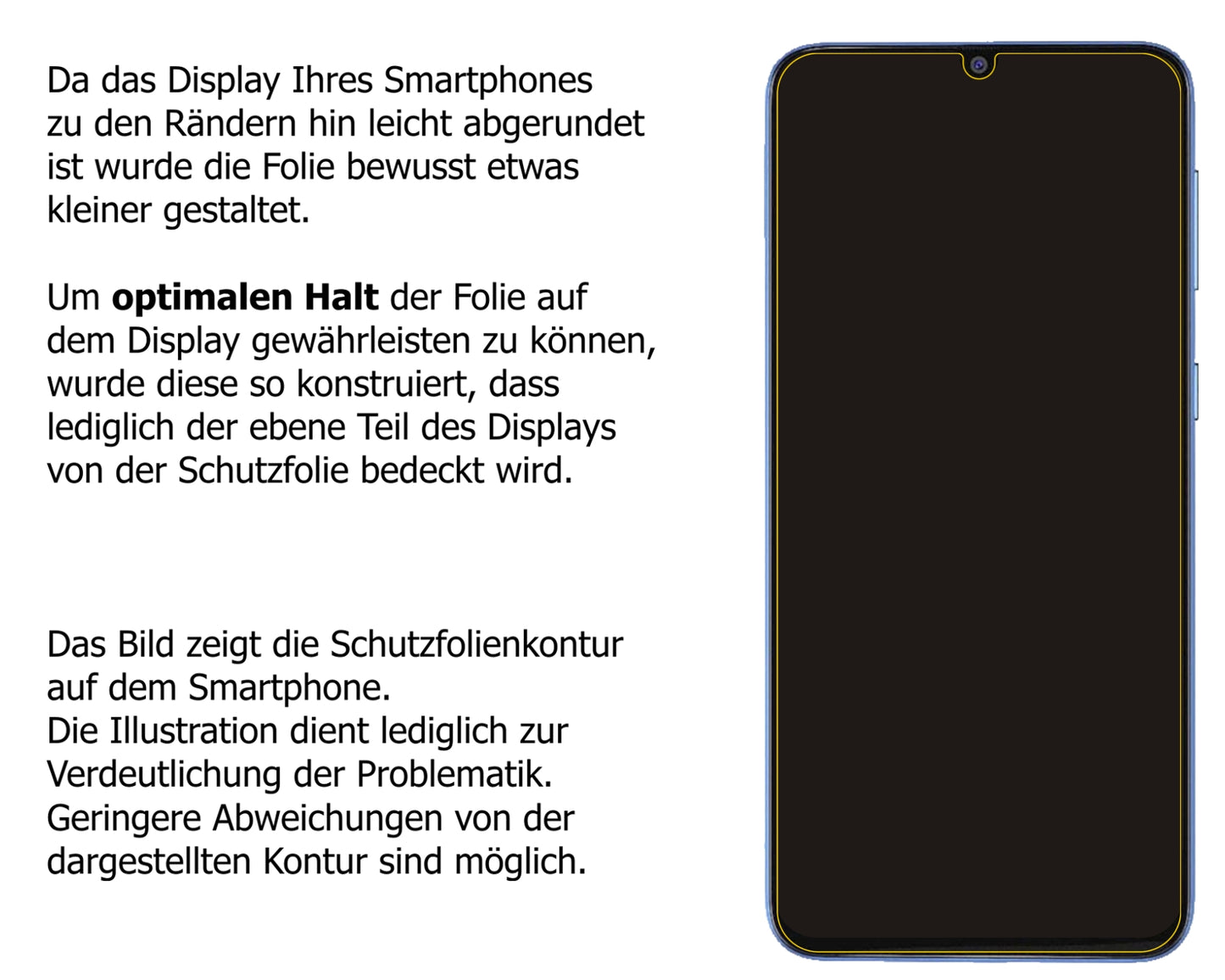 Privatsphäre-Schutz durch Sichtschutz-Folie passend zugeschnitten für Samsung Galaxy M31 Prime