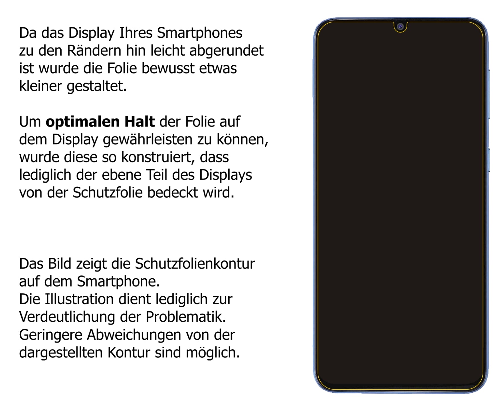 Privatsphäre-Schutz durch Sichtschutz-Folie passend zugeschnitten für Samsung Galaxy M31 Prime