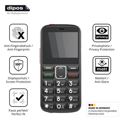 Privatsphäre-Schutz durch Sichtschutz-Folie passend zugeschnitten für Senzo Z1