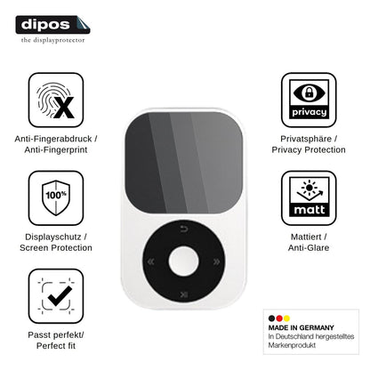Screen Protector for Shanling Q II Privacy Filter 4-Way Protection dipos