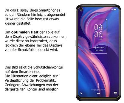 Privatsphäre-Schutz durch Sichtschutz-Folie passend zugeschnitten für TCL Plex