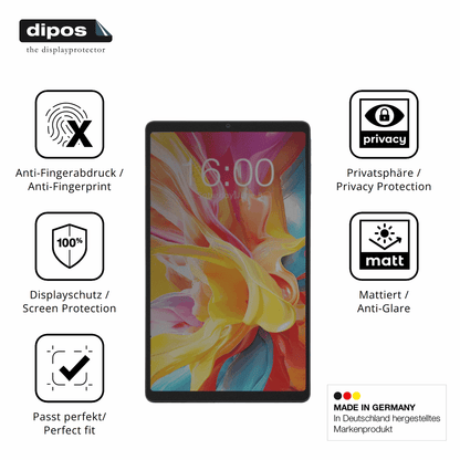 Privatsph�re-Schutz durch Sichtschutz-Folie passend zugeschnitten f�r Teclast T50 Mini