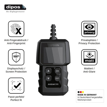 Screen Protector for Topdon ArtiLink 300 Privacy Filter 4-Way Protection dipos