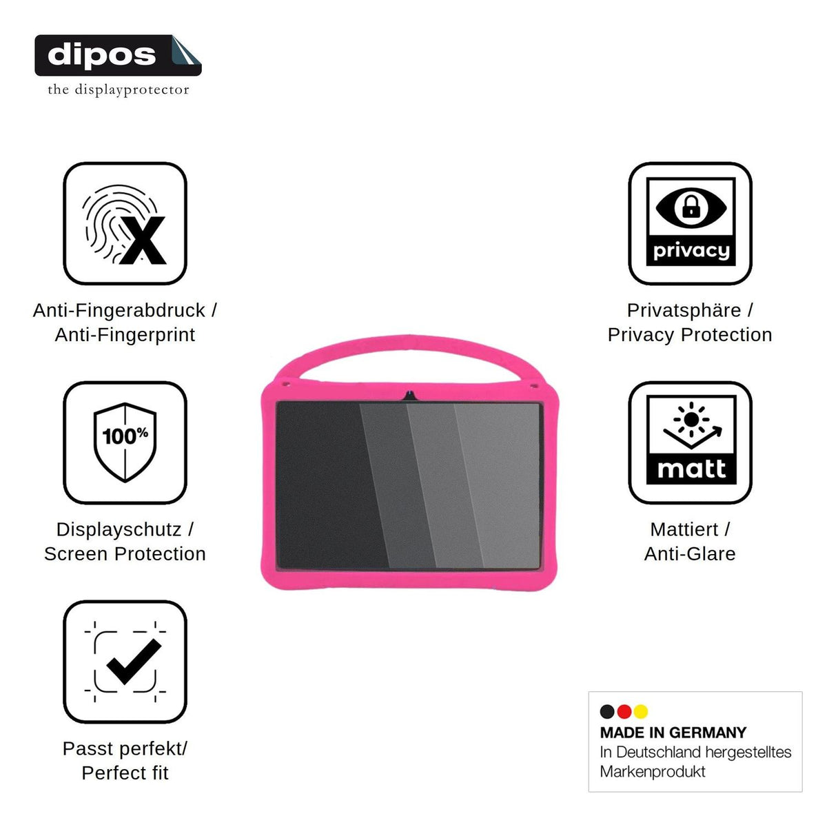 Screen Protector for Veidoo T12 Privacy Filter 4-Way Protection dipos