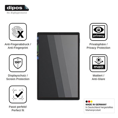 Screen Protector for WOREGOO 11 Inch Android 16 Privacy Filter 4-Way Protection dipos