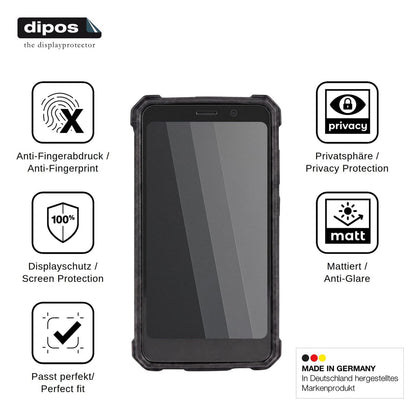 Screen Protector for yacdelo Rock V1 Privacy Filter 4-Way Protection dipos