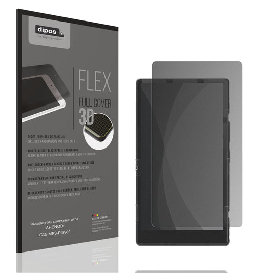 Blickschutzfolie von dipos passend für AHENOD G15 MP3-Player, 100% Displayabdeckung und blasenfreie Montage